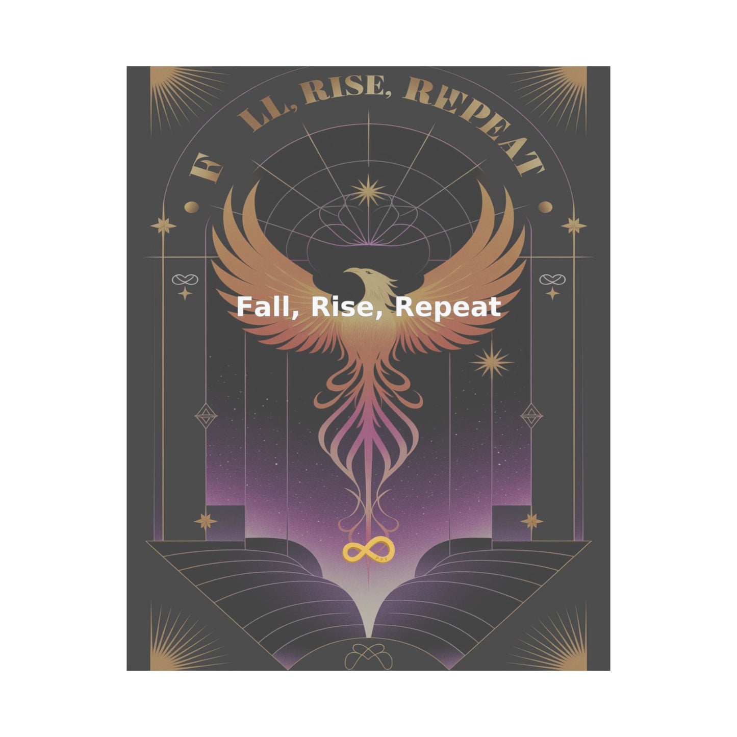 Fall, Rise, Repeat - Matte Vertical Posters