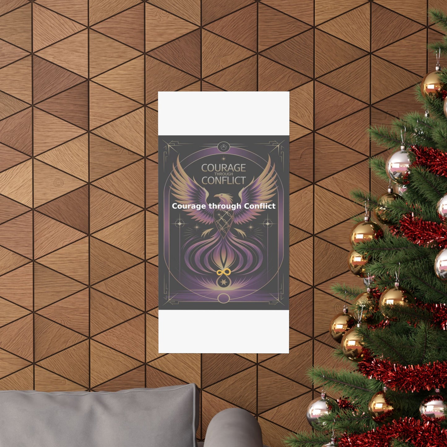 Courage through Conflict - Matte Vertical Posters