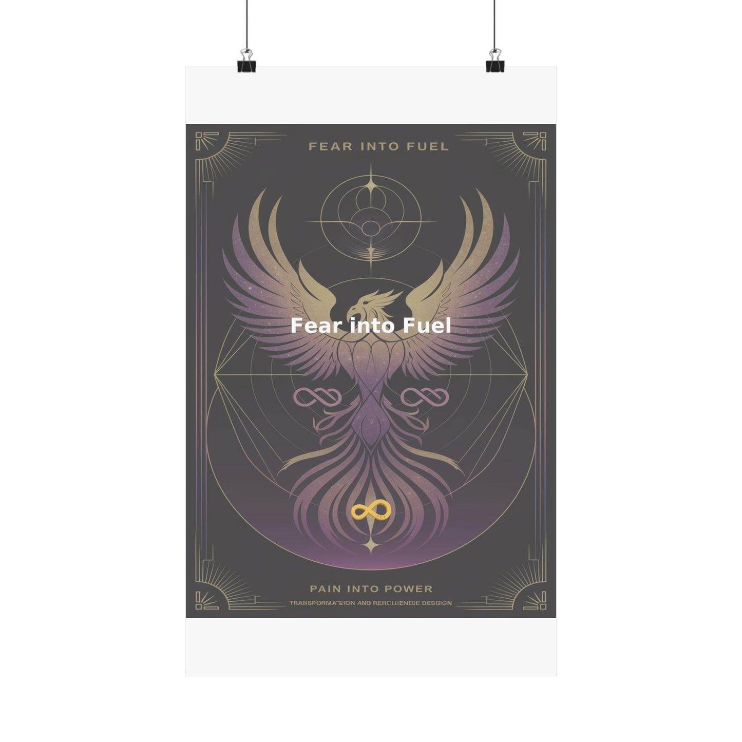 Fear into Fuel - Matte Vertical Posters