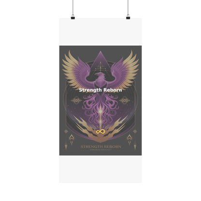Strength Reborn - Matte Vertical Posters
