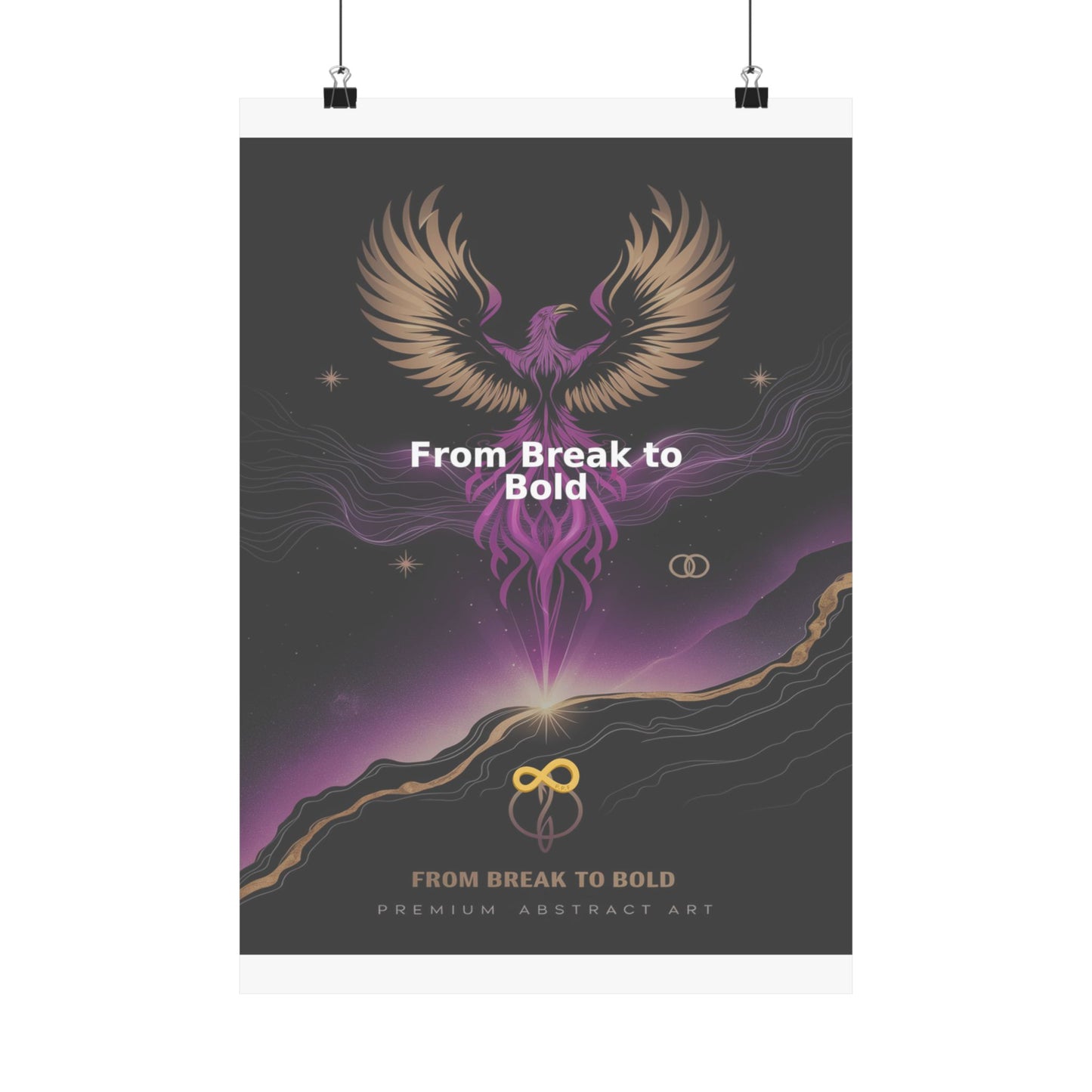 From Break to Bold - Matte Vertical Posters