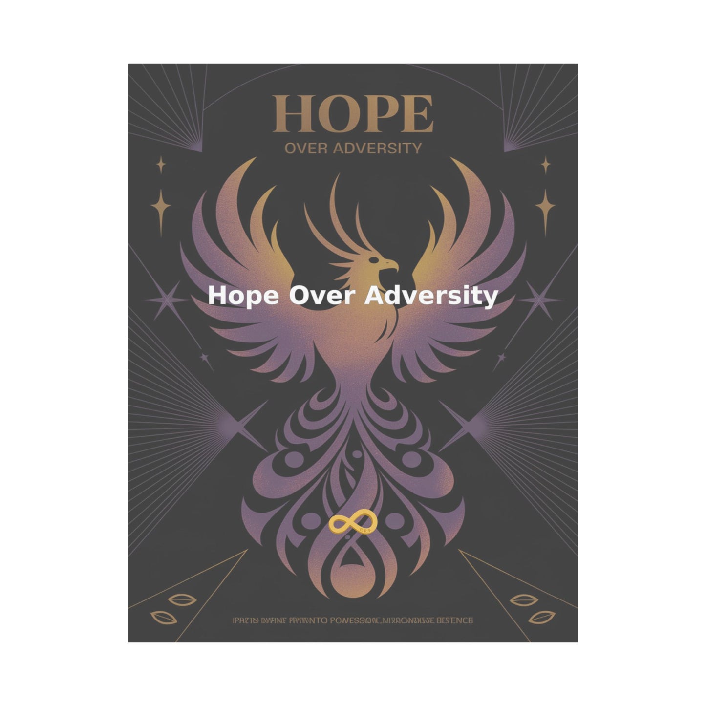 Hope Over Adversity - Matte Vertical Posters