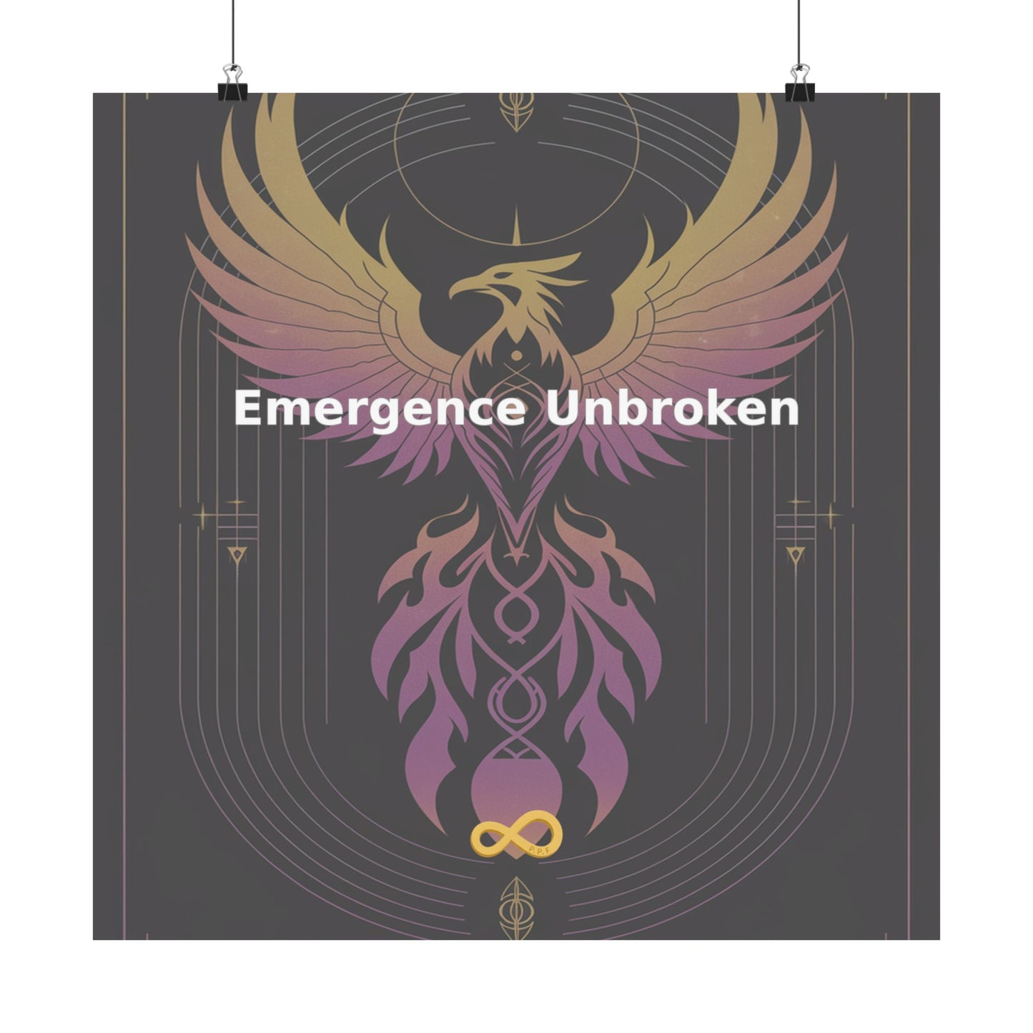 Emergence Unbroken - Matte Vertical Posters