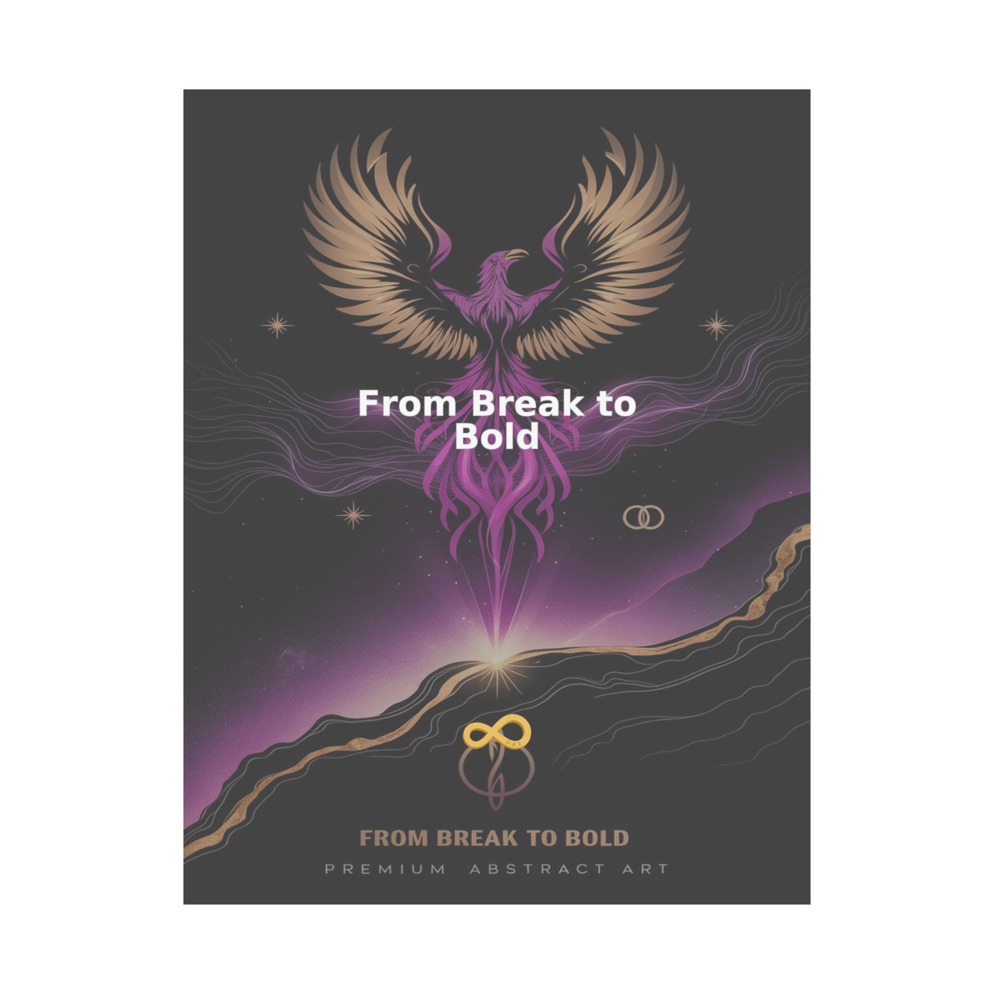 From Break to Bold - Matte Vertical Posters