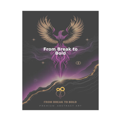 From Break to Bold - Matte Vertical Posters