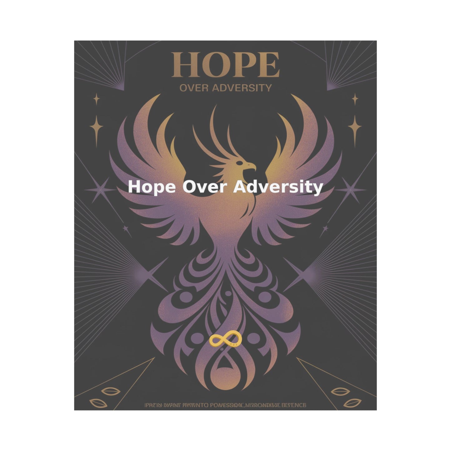 Hope Over Adversity - Matte Vertical Posters