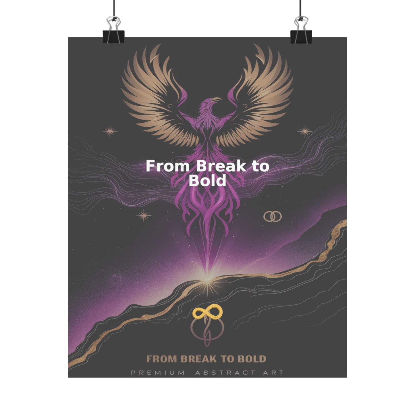 From Break to Bold - Matte Vertical Posters