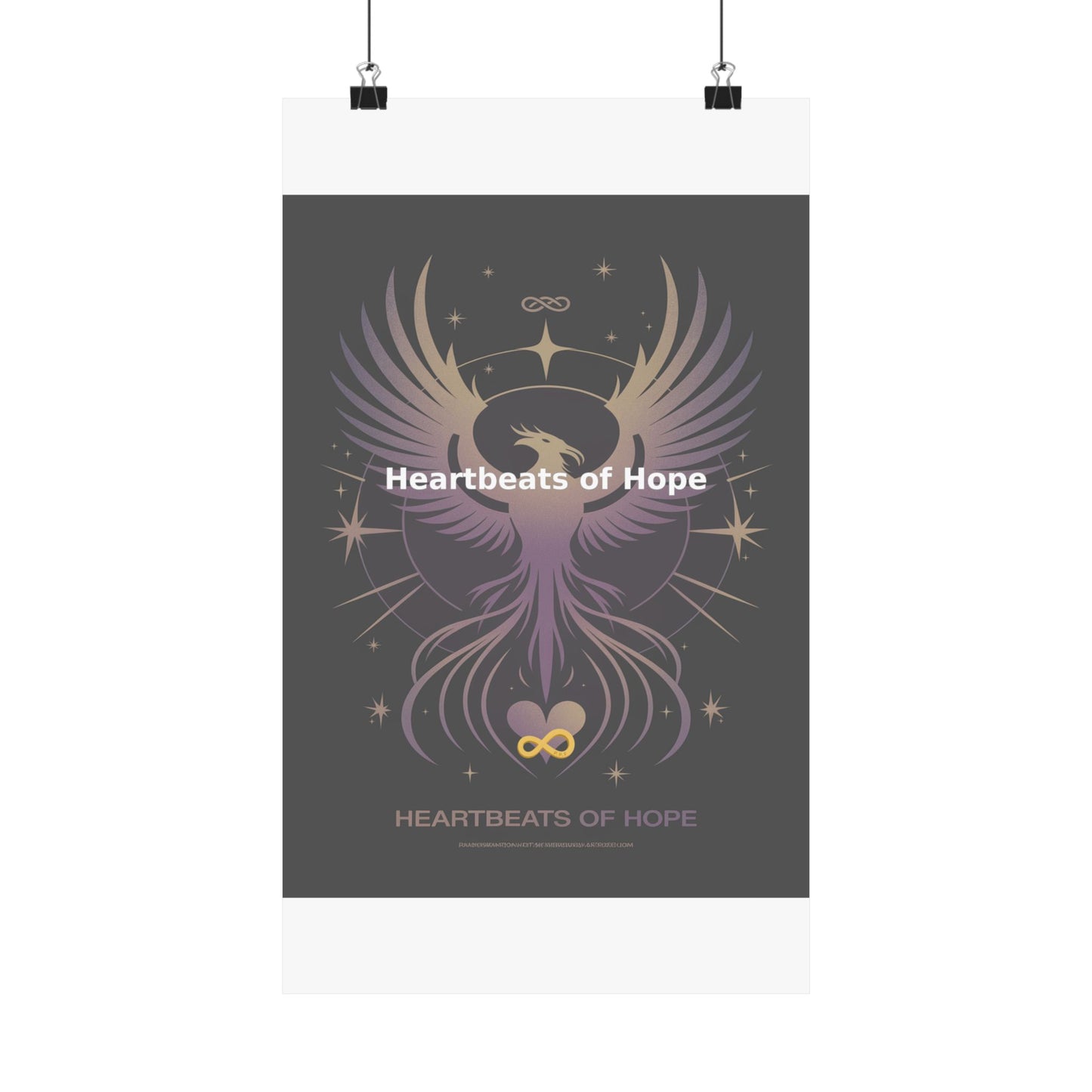 Heartbeats of Hope - Matte Vertical Posters