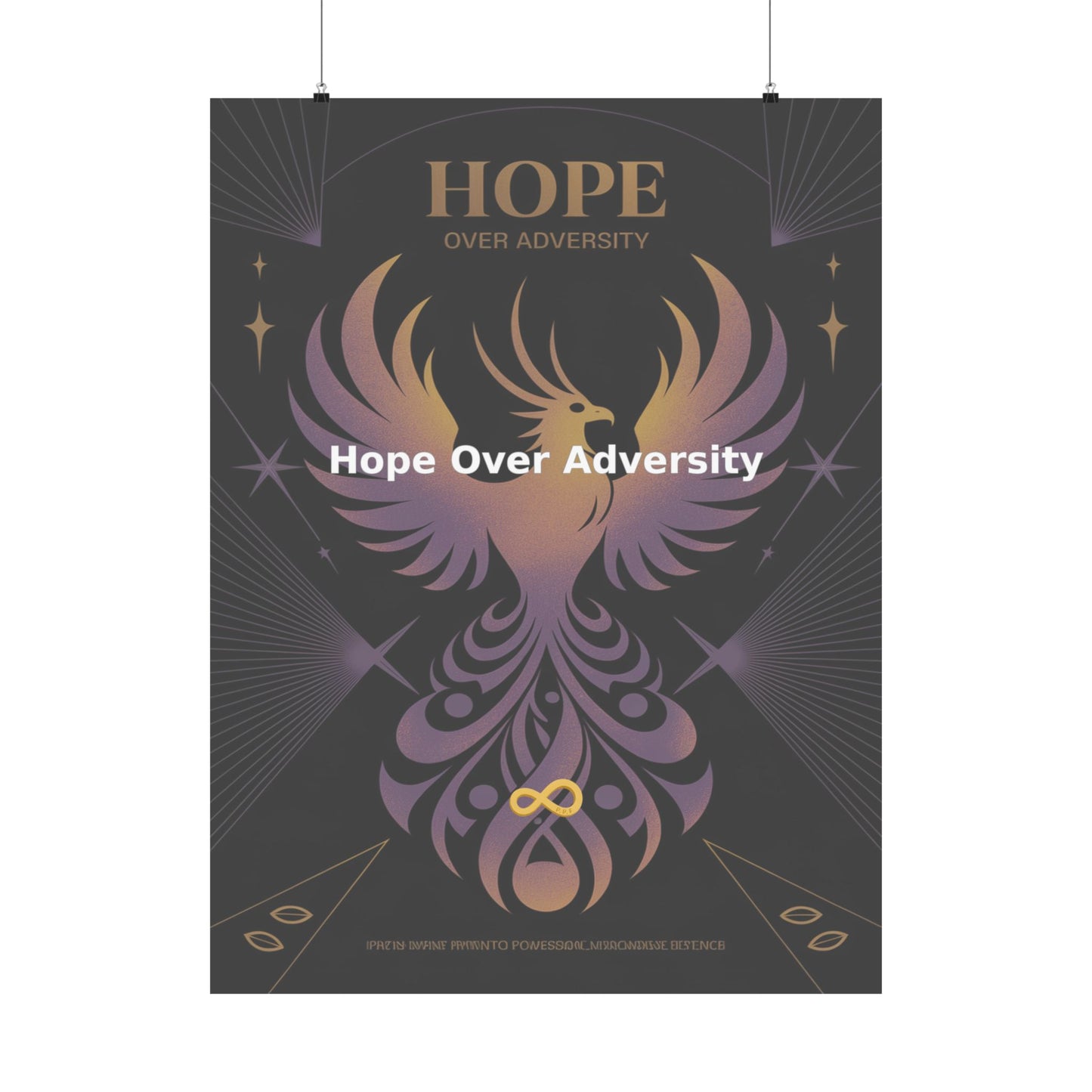 Hope Over Adversity - Matte Vertical Posters