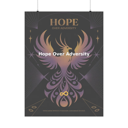 Hope Over Adversity - Matte Vertical Posters