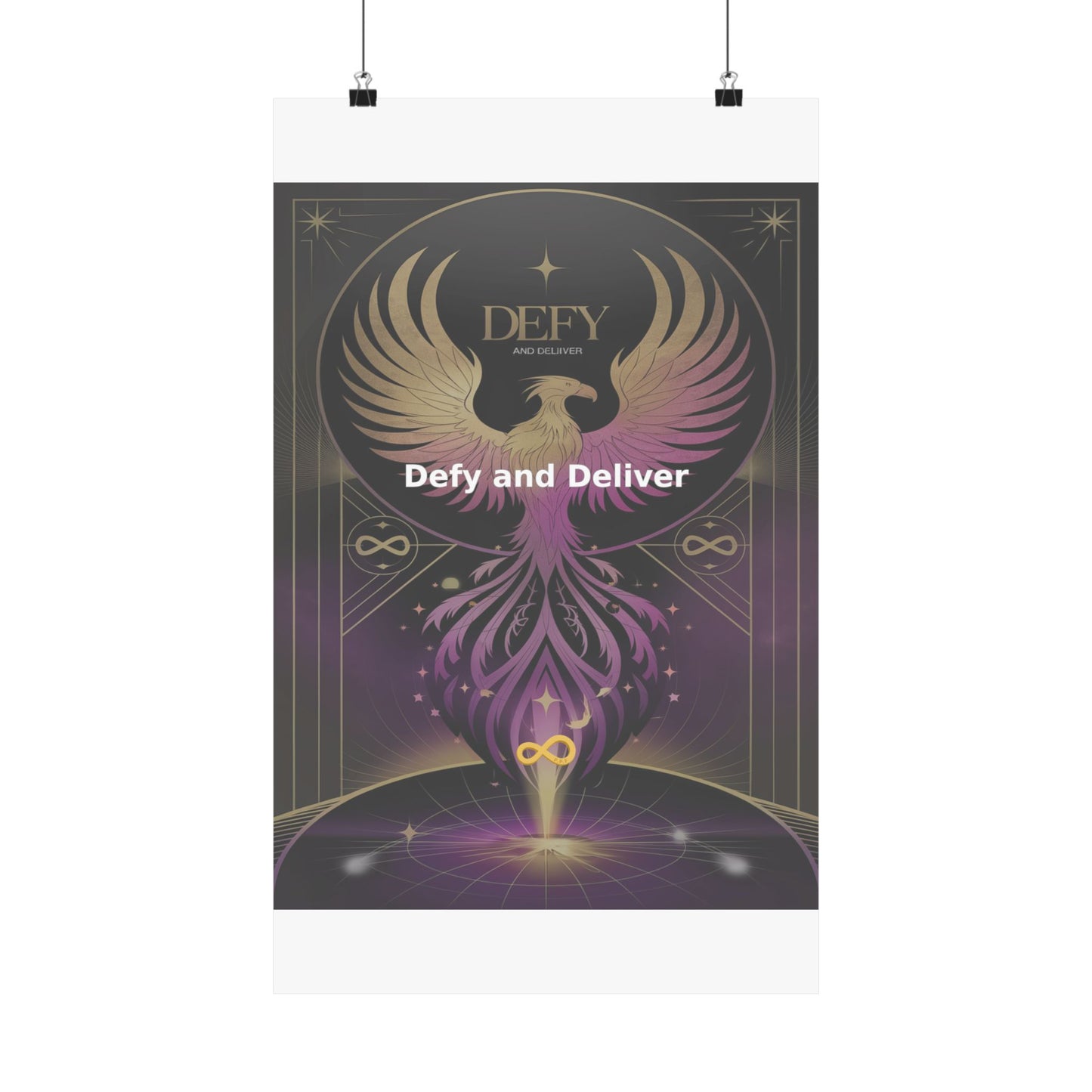 Defy and Deliver - Matte Vertical Posters