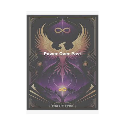 Power Over Past - Matte Vertical Posters