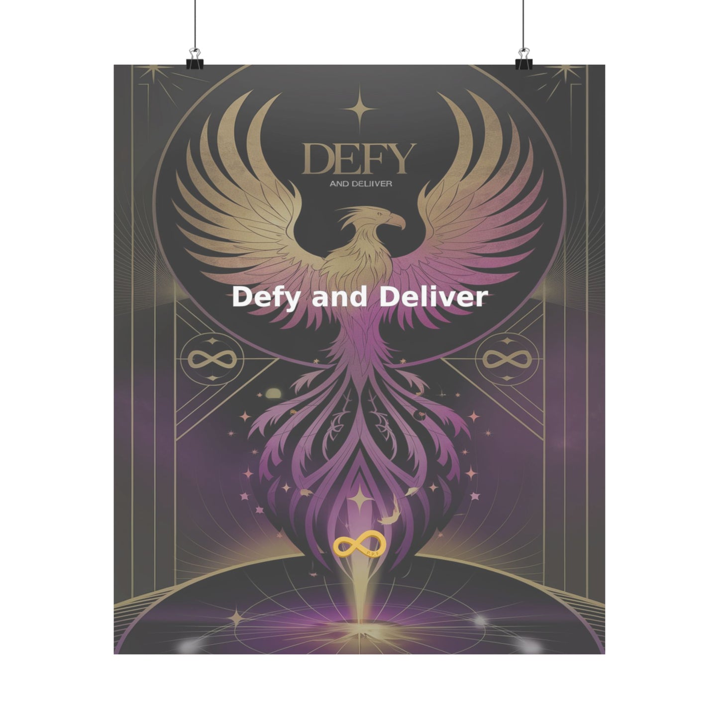 Defy and Deliver - Matte Vertical Posters