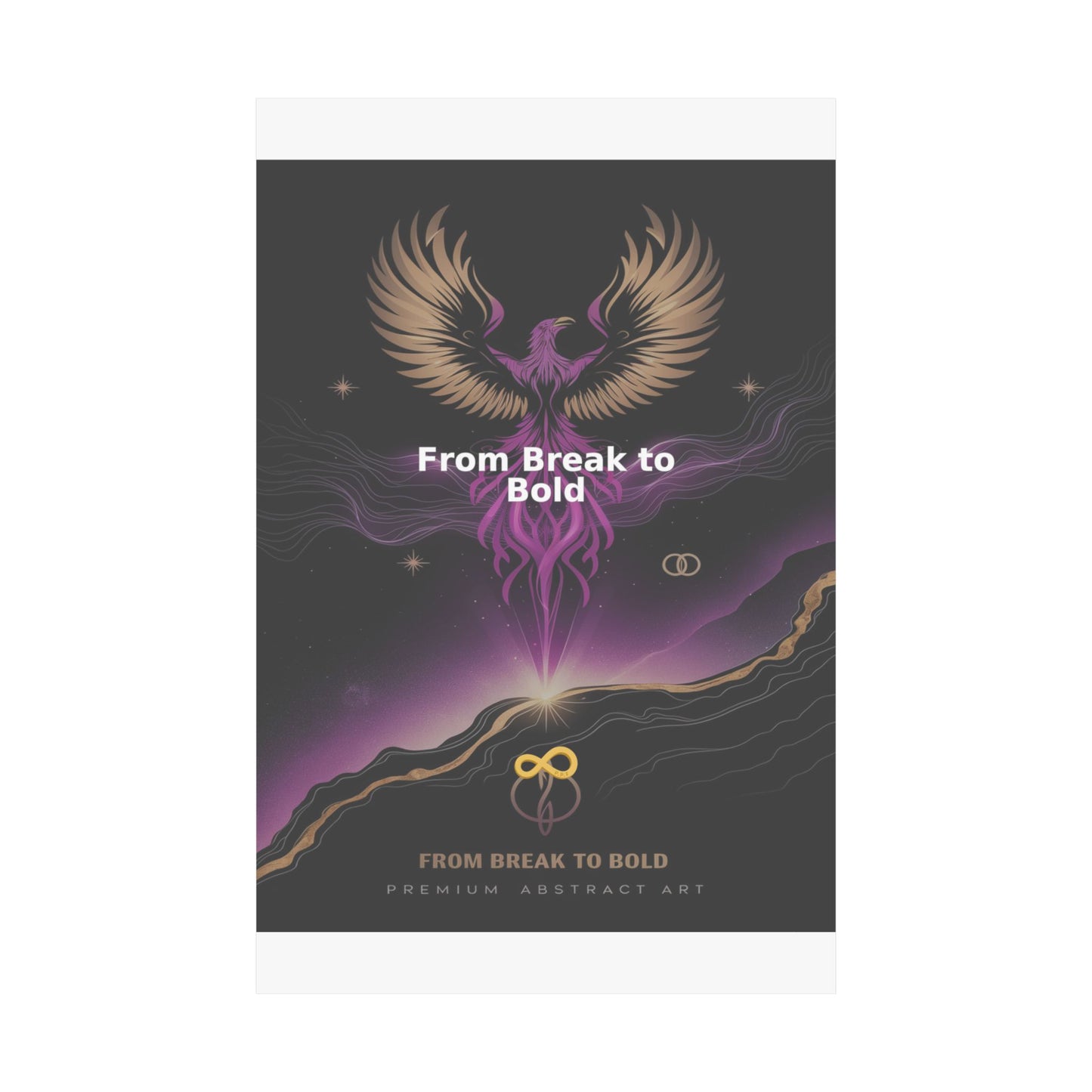 From Break to Bold - Matte Vertical Posters