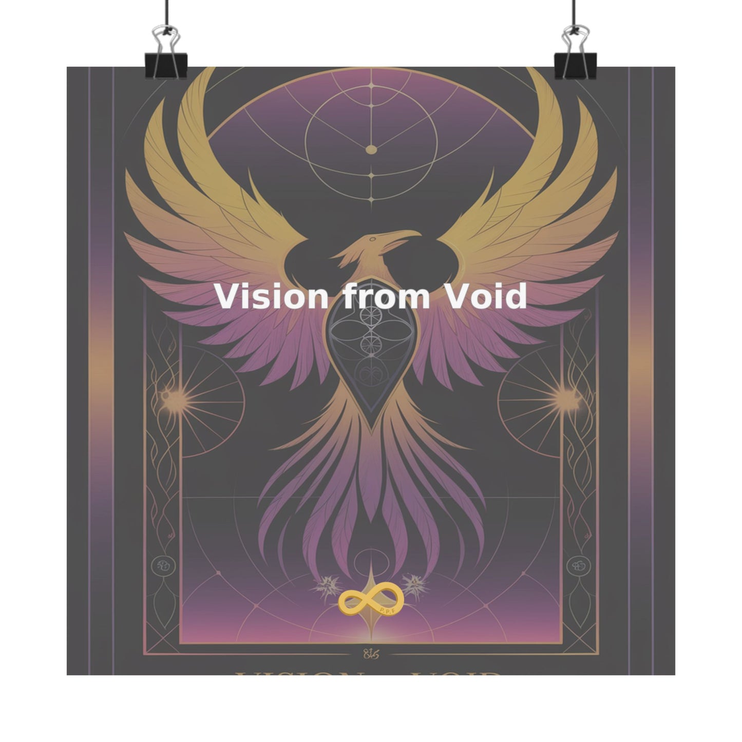 Vision from Void - Matte Vertical Posters