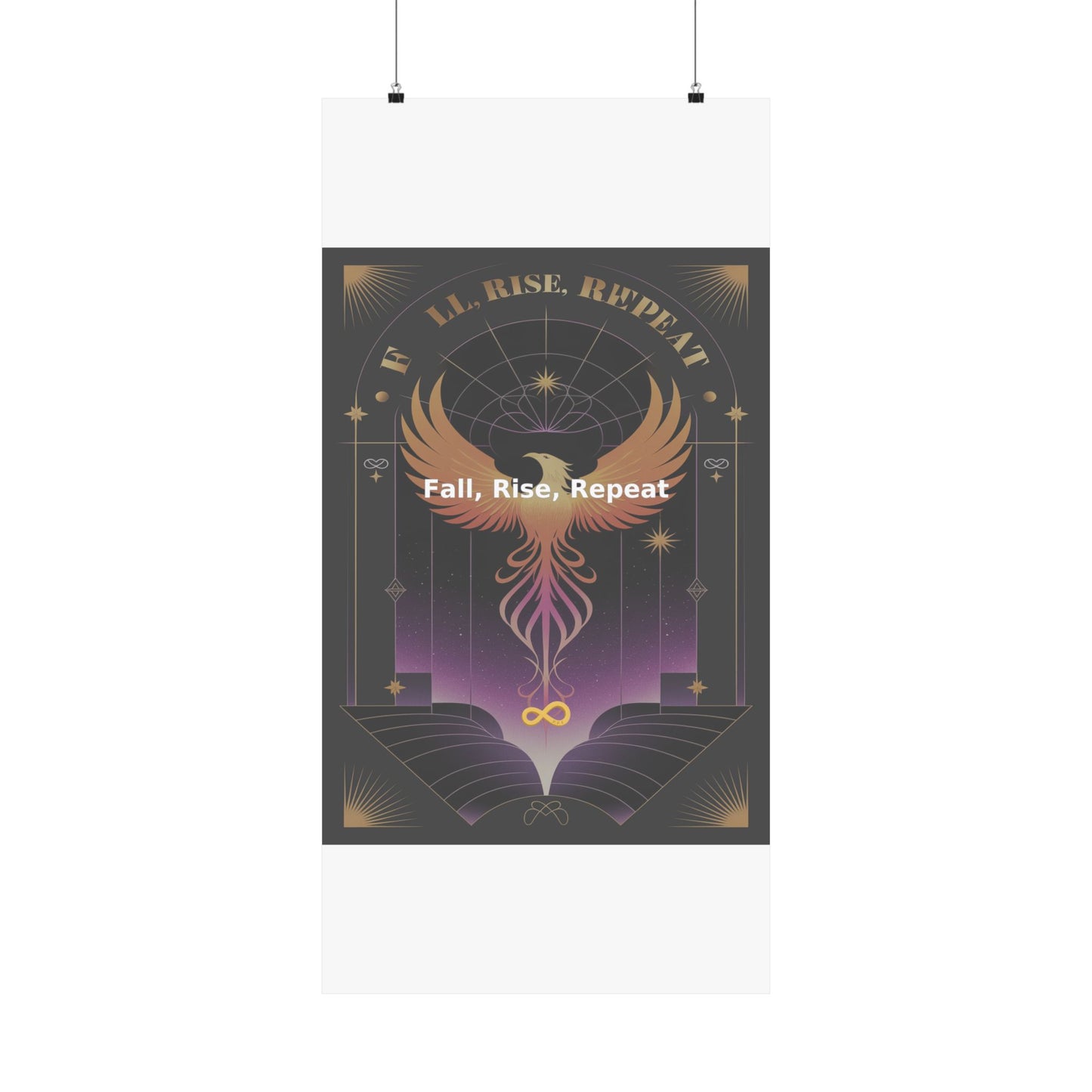 Fall, Rise, Repeat - Matte Vertical Posters