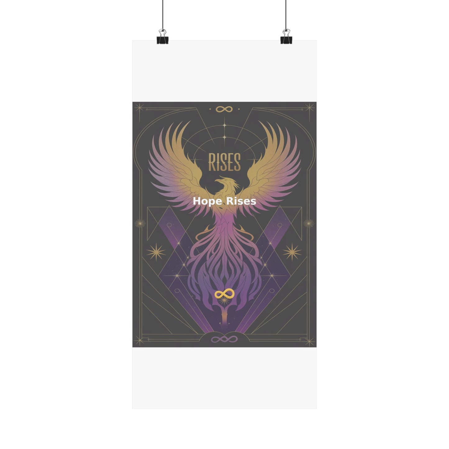 Hope Rises - Matte Vertical Posters