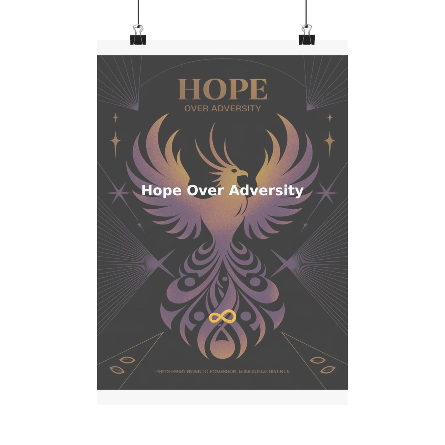 Hope Over Adversity - Matte Vertical Posters