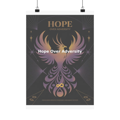 Hope Over Adversity - Matte Vertical Posters