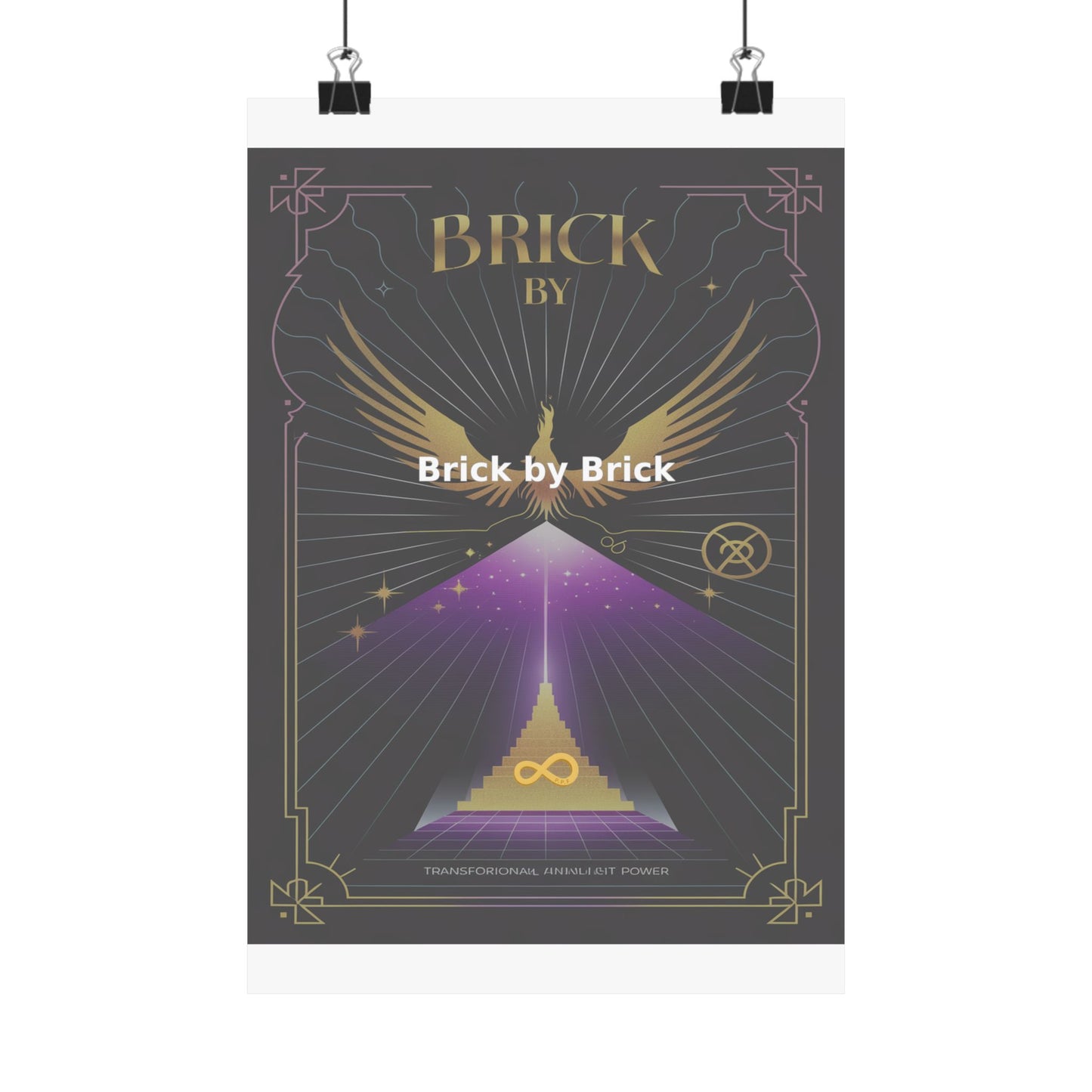 Brick by Brick - Matte Vertical Posters