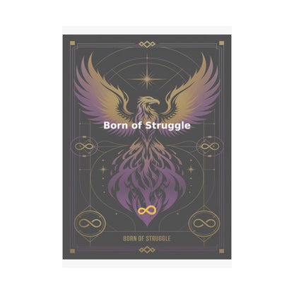 Born of Struggle - Matte Vertical Posters