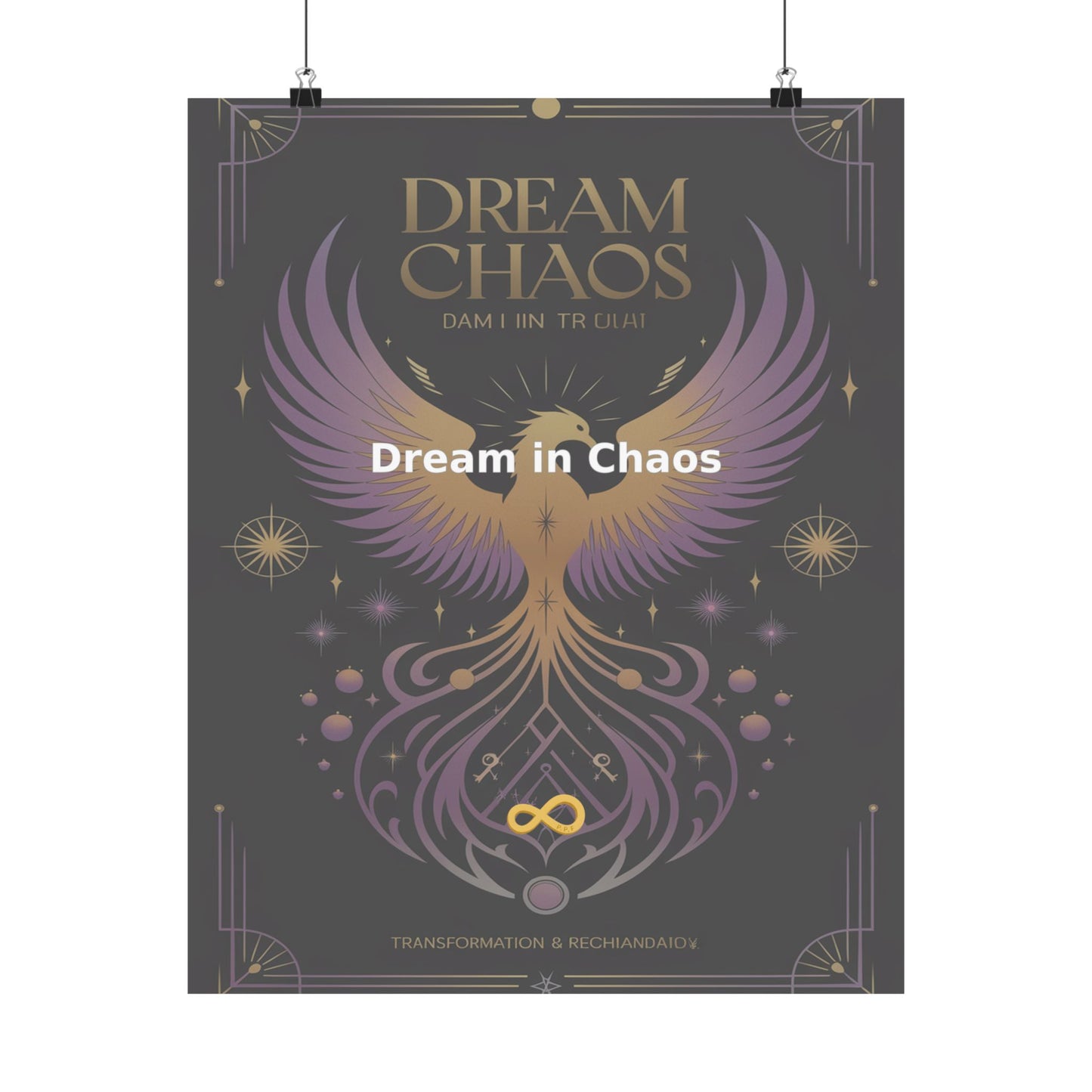 Dream in Chaos - Matte Vertical Posters