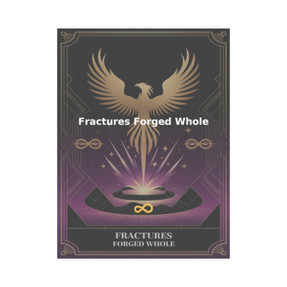 Fractures Forged Whole - Matte Vertical Posters