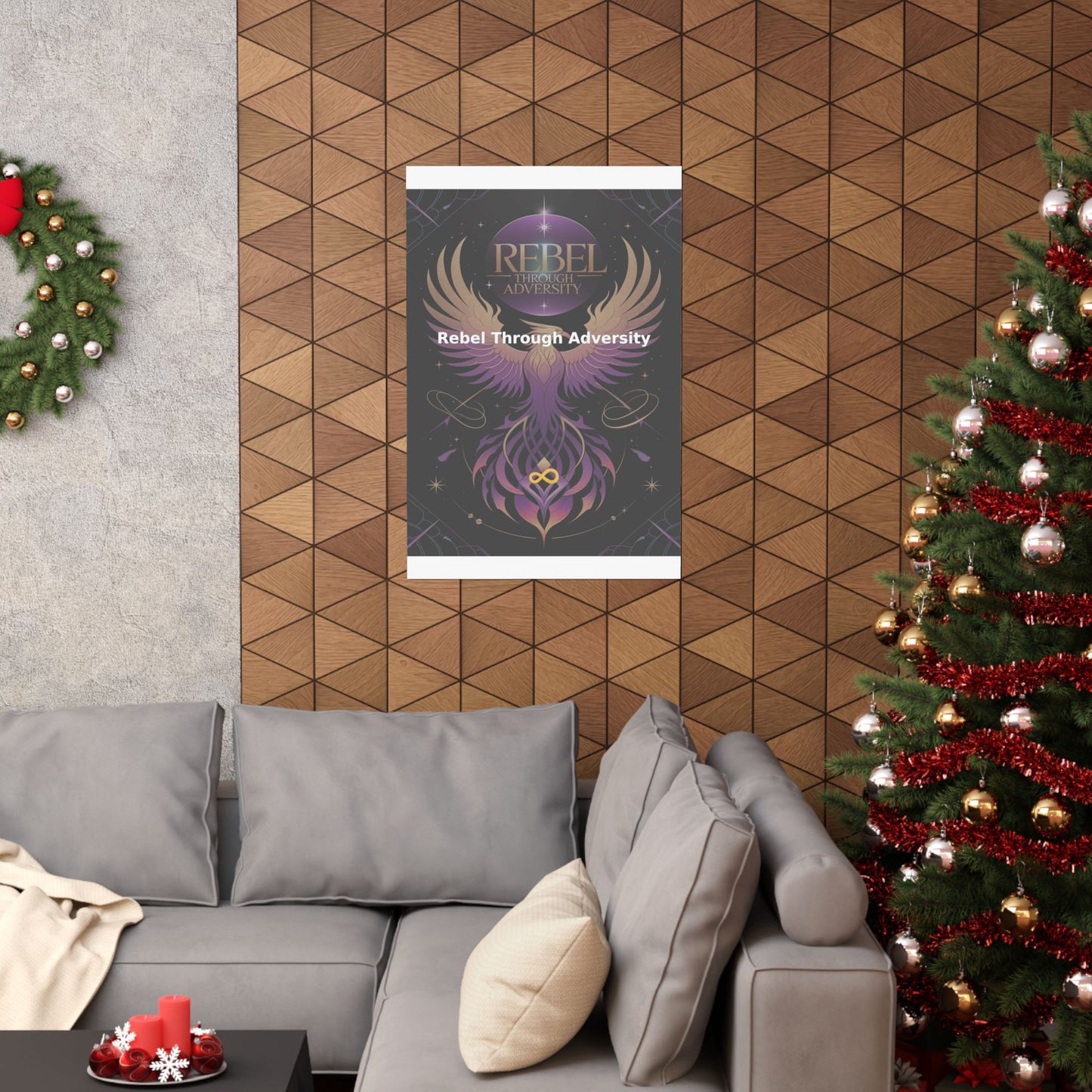 Rebel Through Adversity - Matte Vertical Posters