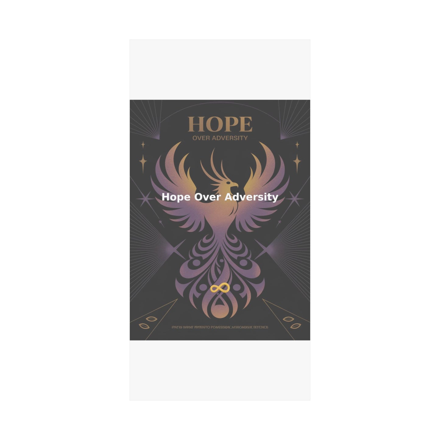Hope Over Adversity - Matte Vertical Posters