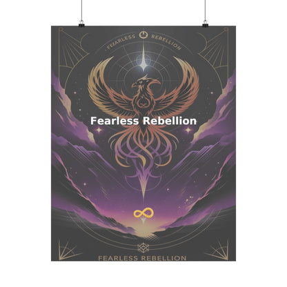 Fearless Rebellion - Matte Vertical Posters
