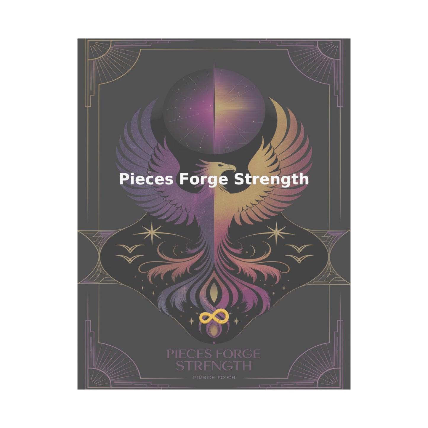 Pieces Forge Strength - Matte Vertical Posters