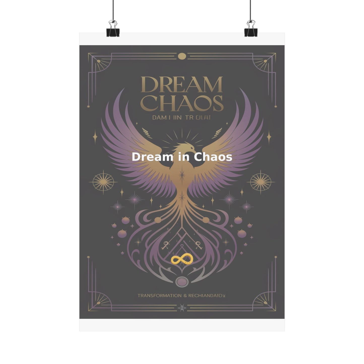Dream in Chaos - Matte Vertical Posters