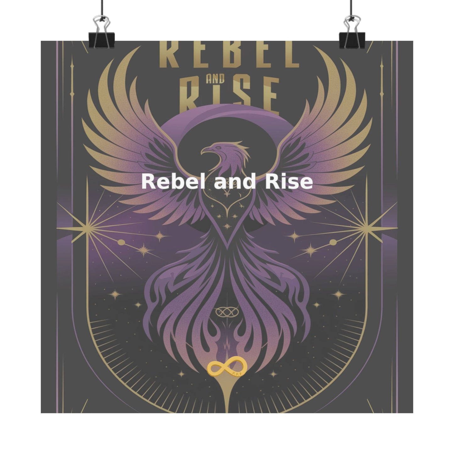 Rebel and Rise - Matte Vertical Posters