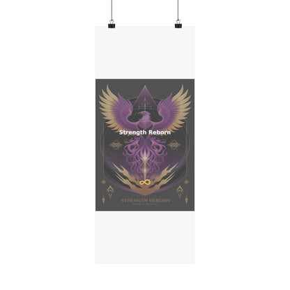 Strength Reborn - Matte Vertical Posters