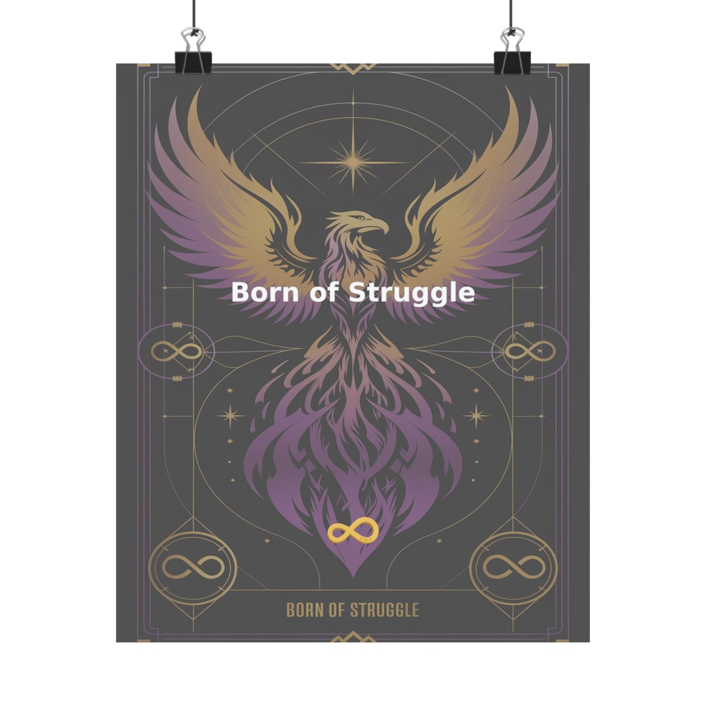 Born of Struggle - Matte Vertical Posters