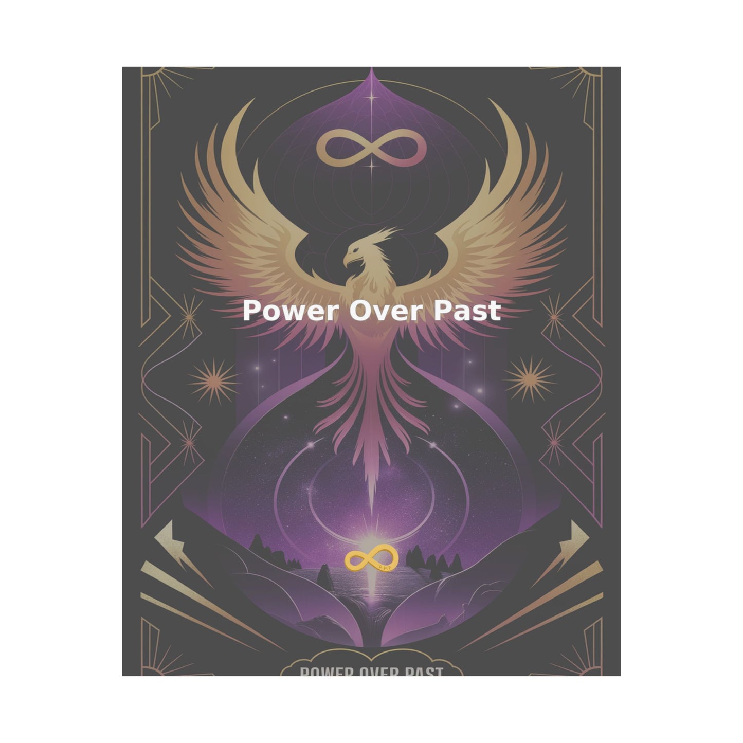 Power Over Past - Matte Vertical Posters