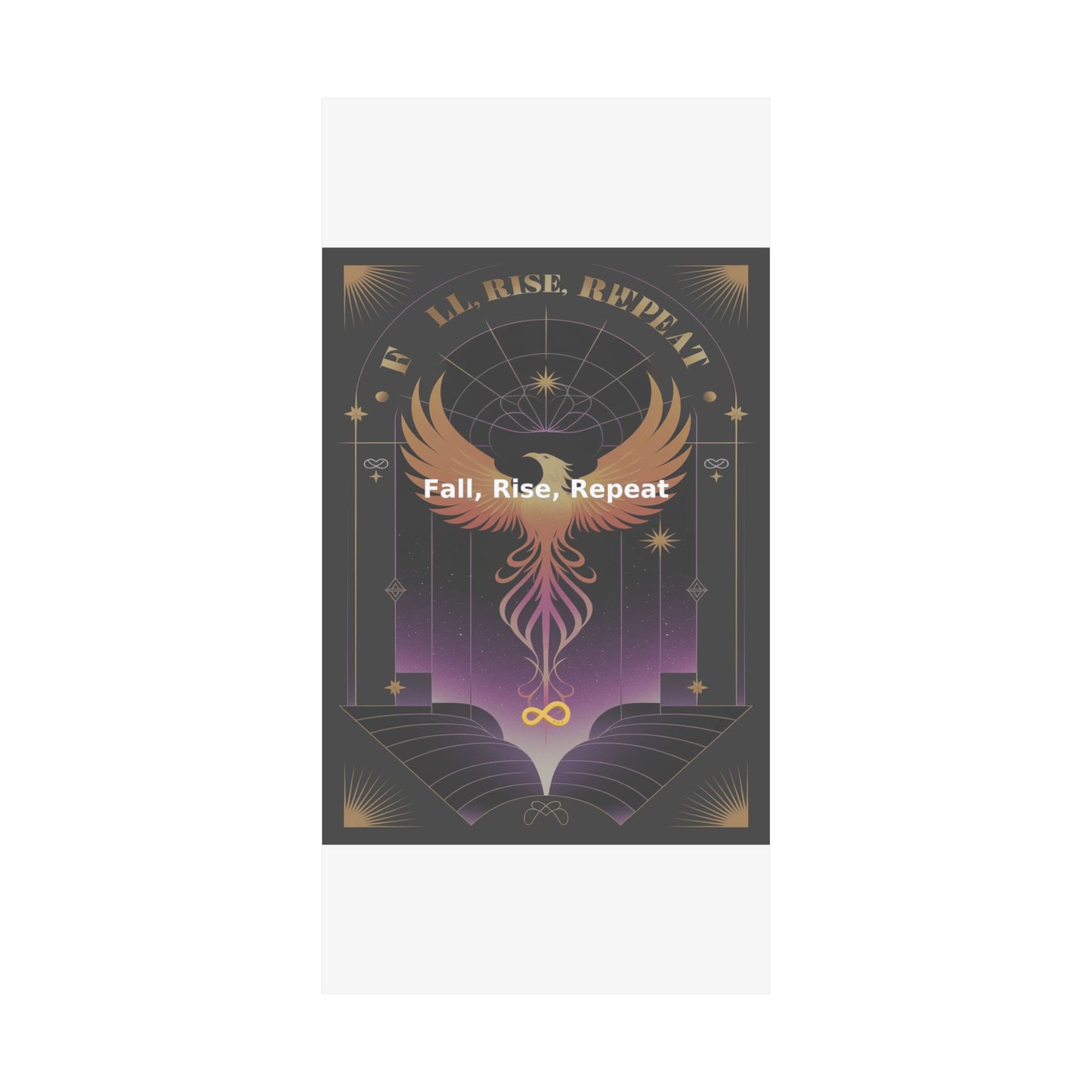 Fall, Rise, Repeat - Matte Vertical Posters