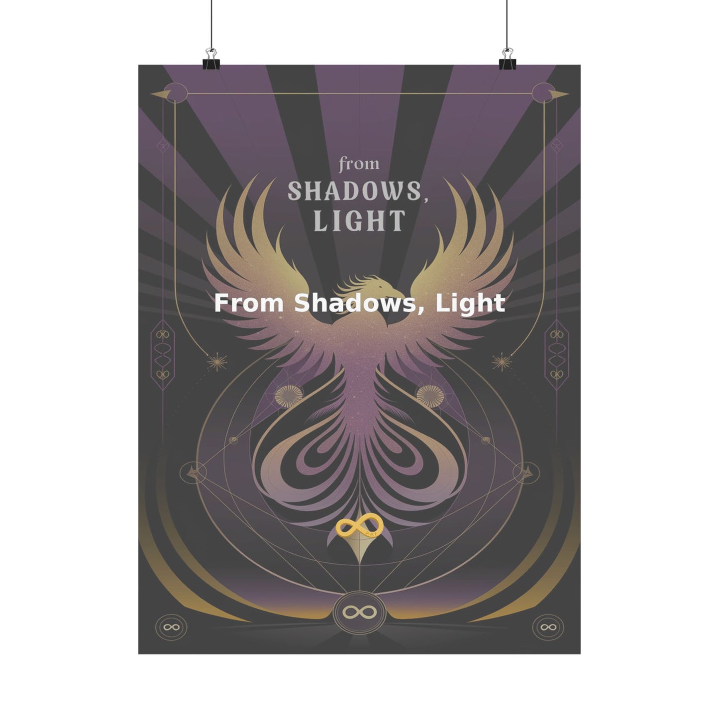 From Shadows, Light - Matte Vertical Posters