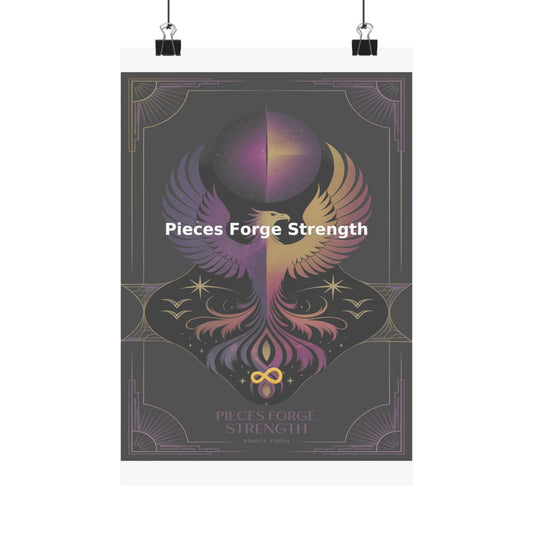 Pieces Forge Strength - Matte Vertical Posters