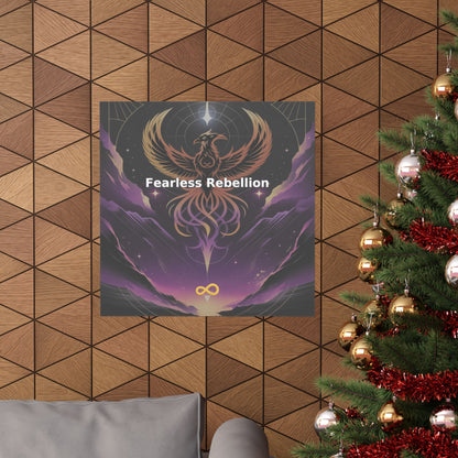 Fearless Rebellion - Matte Vertical Posters