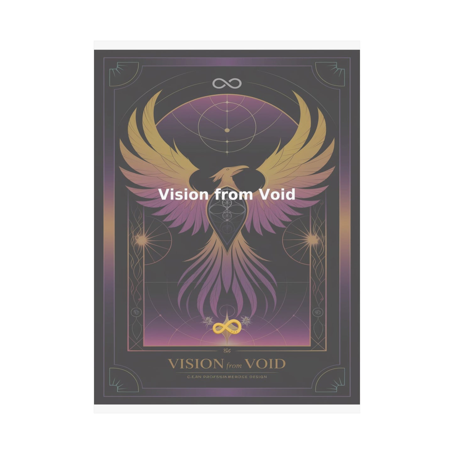 Vision from Void - Matte Vertical Posters