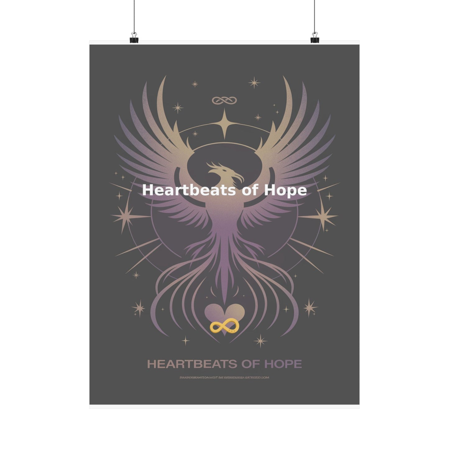 Heartbeats of Hope - Matte Vertical Posters