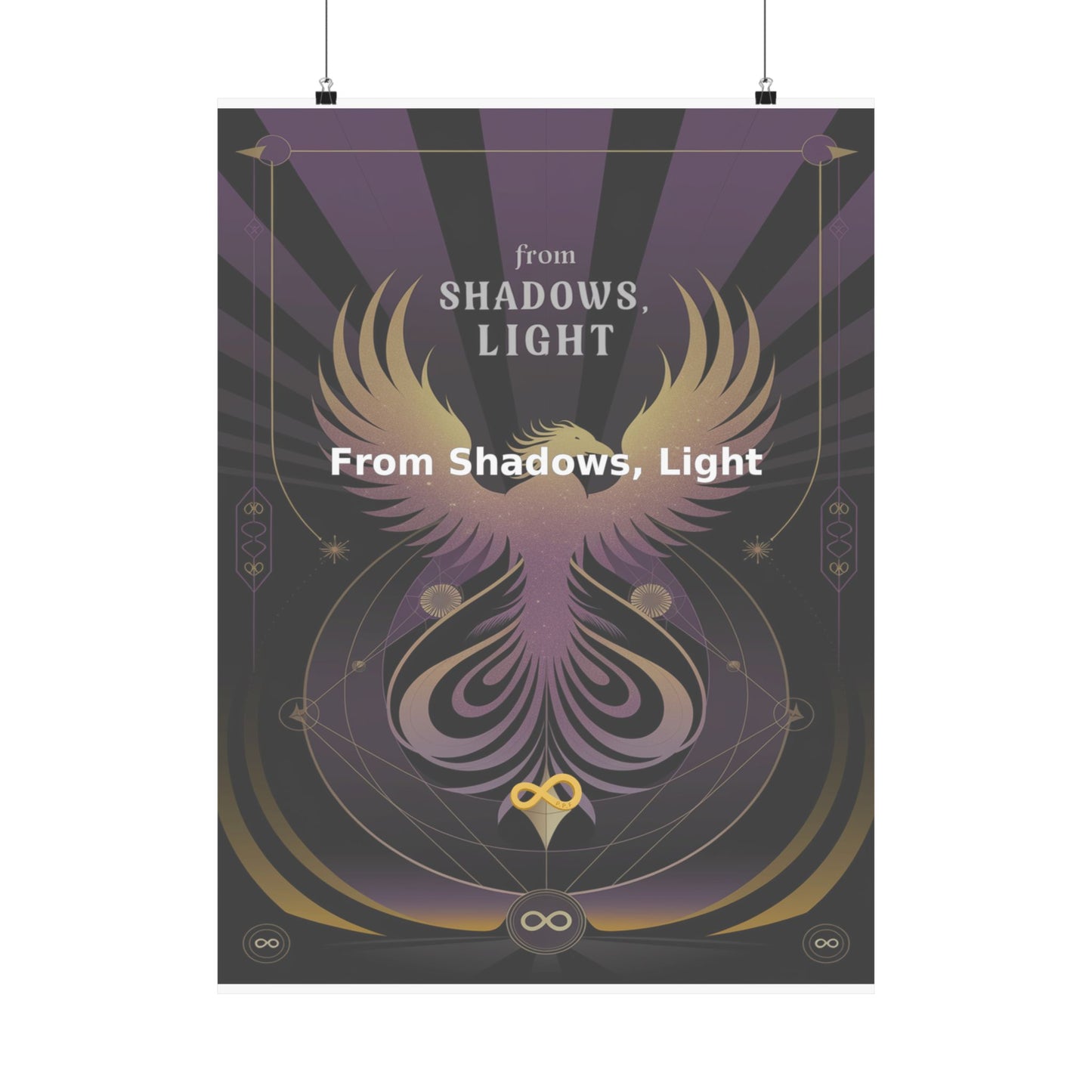 From Shadows, Light - Matte Vertical Posters