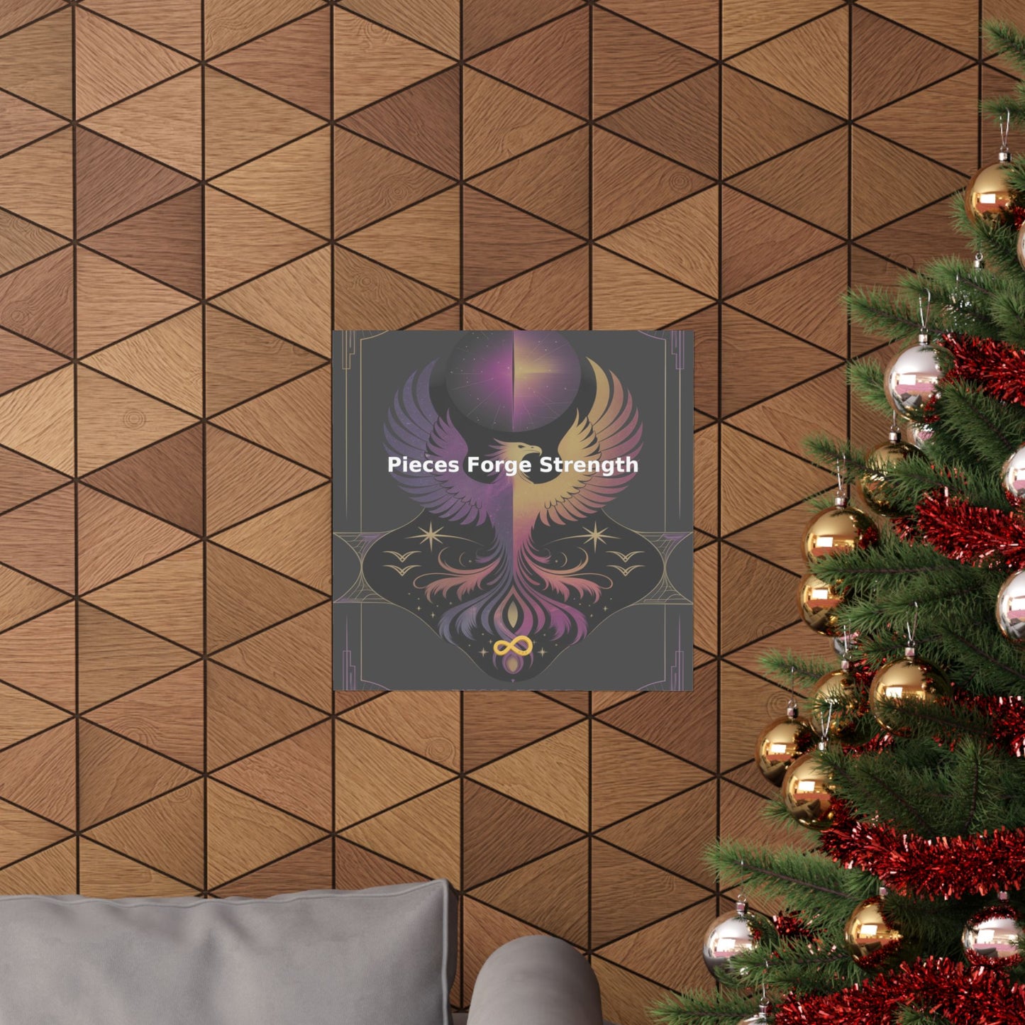 Pieces Forge Strength - Matte Vertical Posters