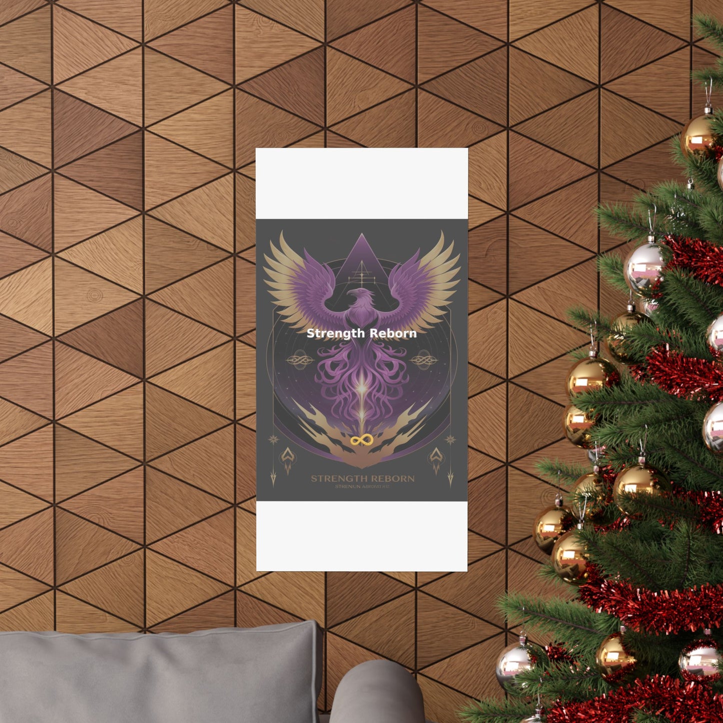 Strength Reborn - Matte Vertical Posters