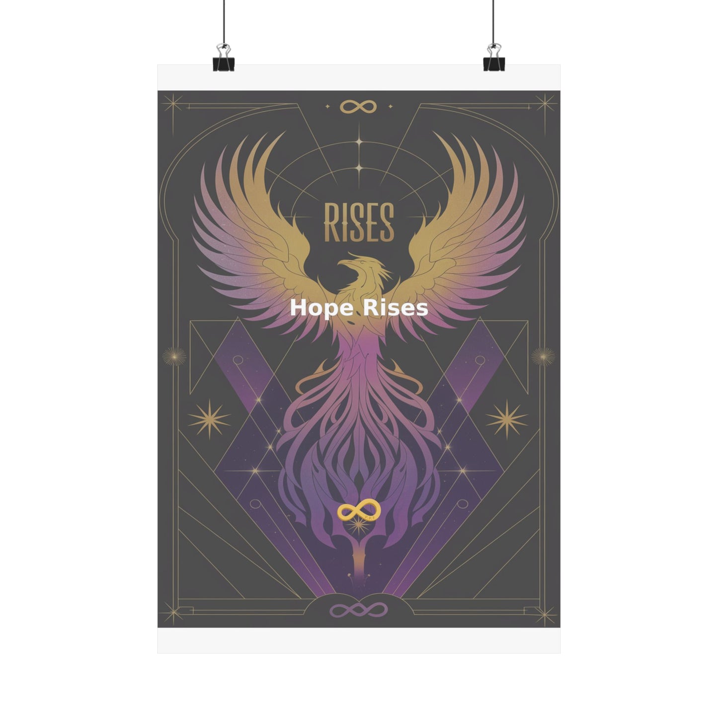Hope Rises - Matte Vertical Posters