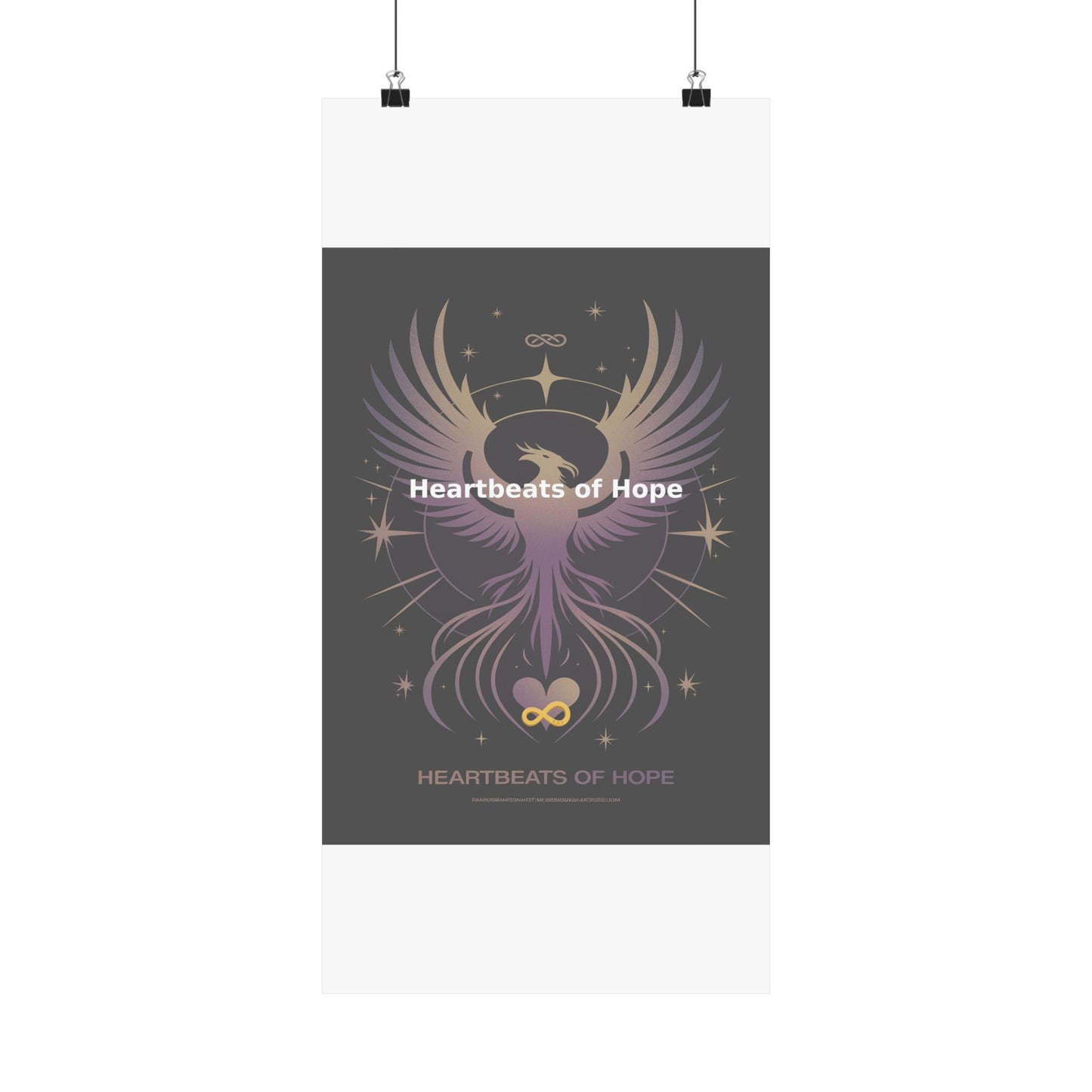 Heartbeats of Hope - Matte Vertical Posters