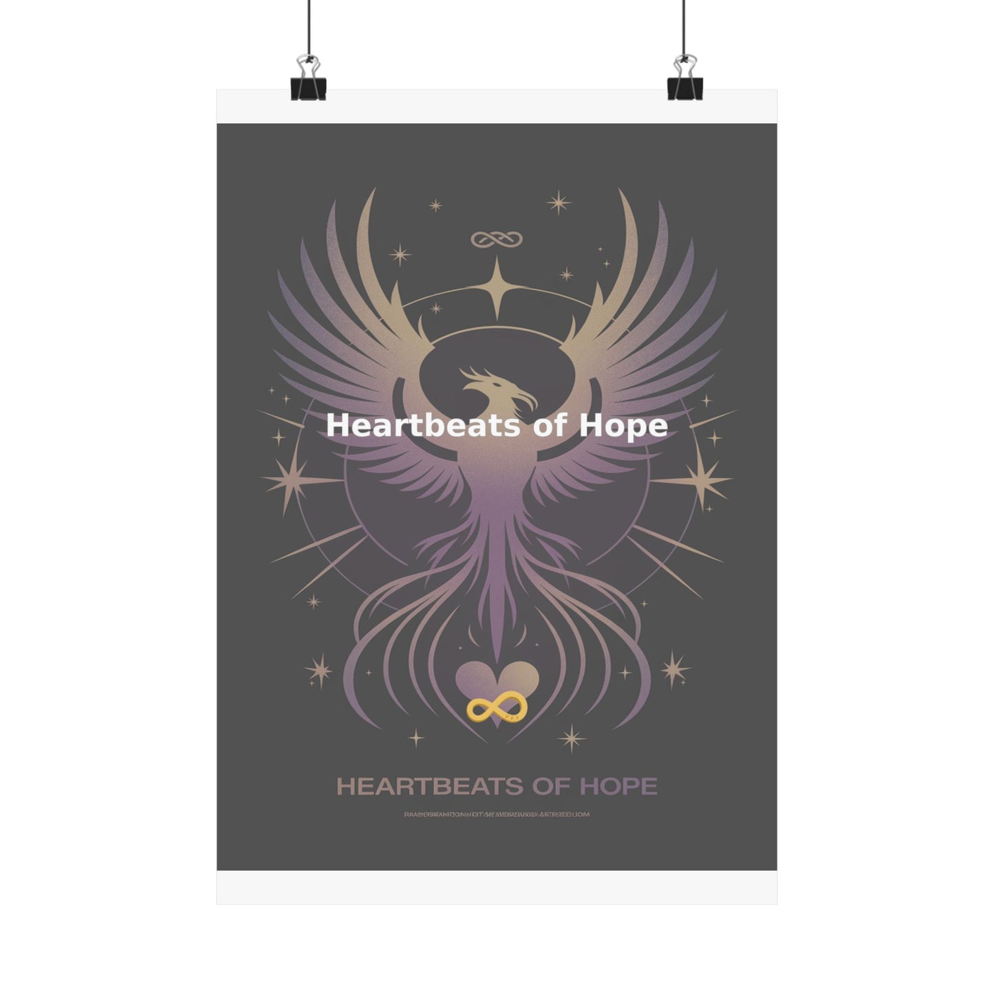 Heartbeats of Hope - Matte Vertical Posters