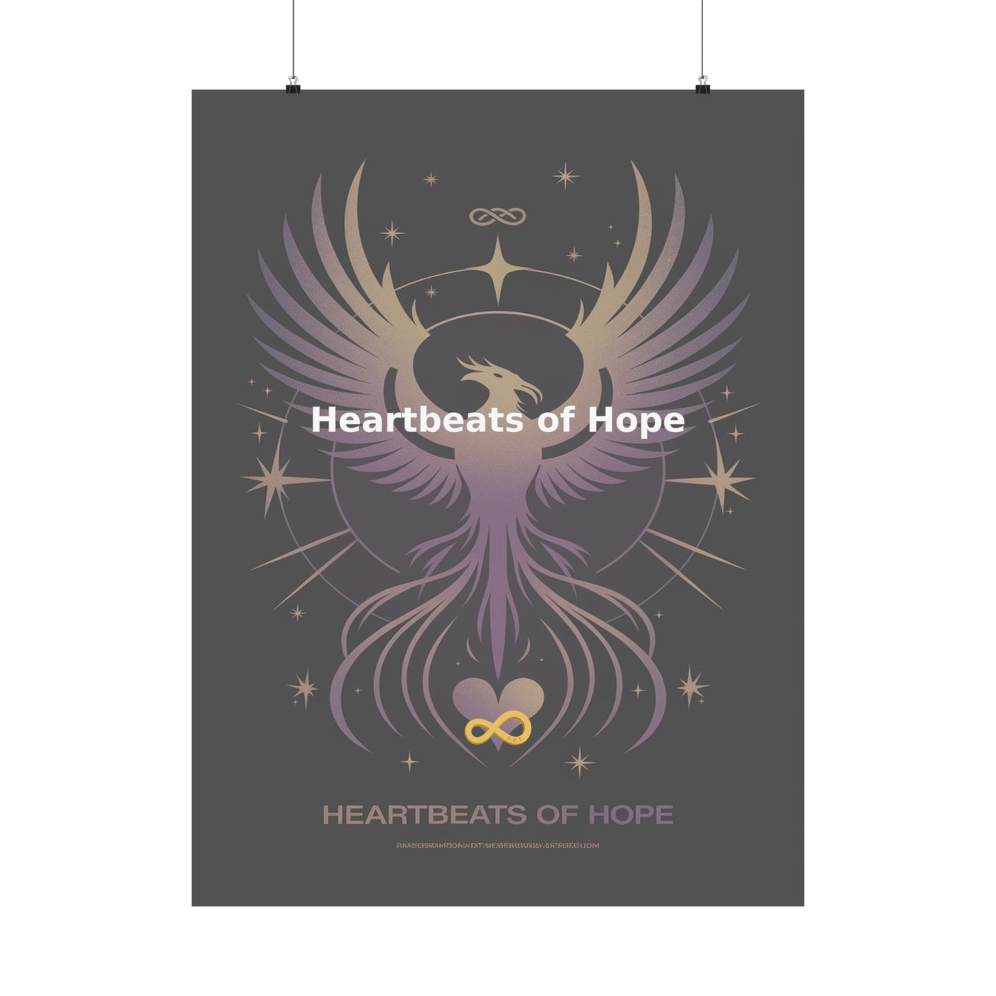 Heartbeats of Hope - Matte Vertical Posters