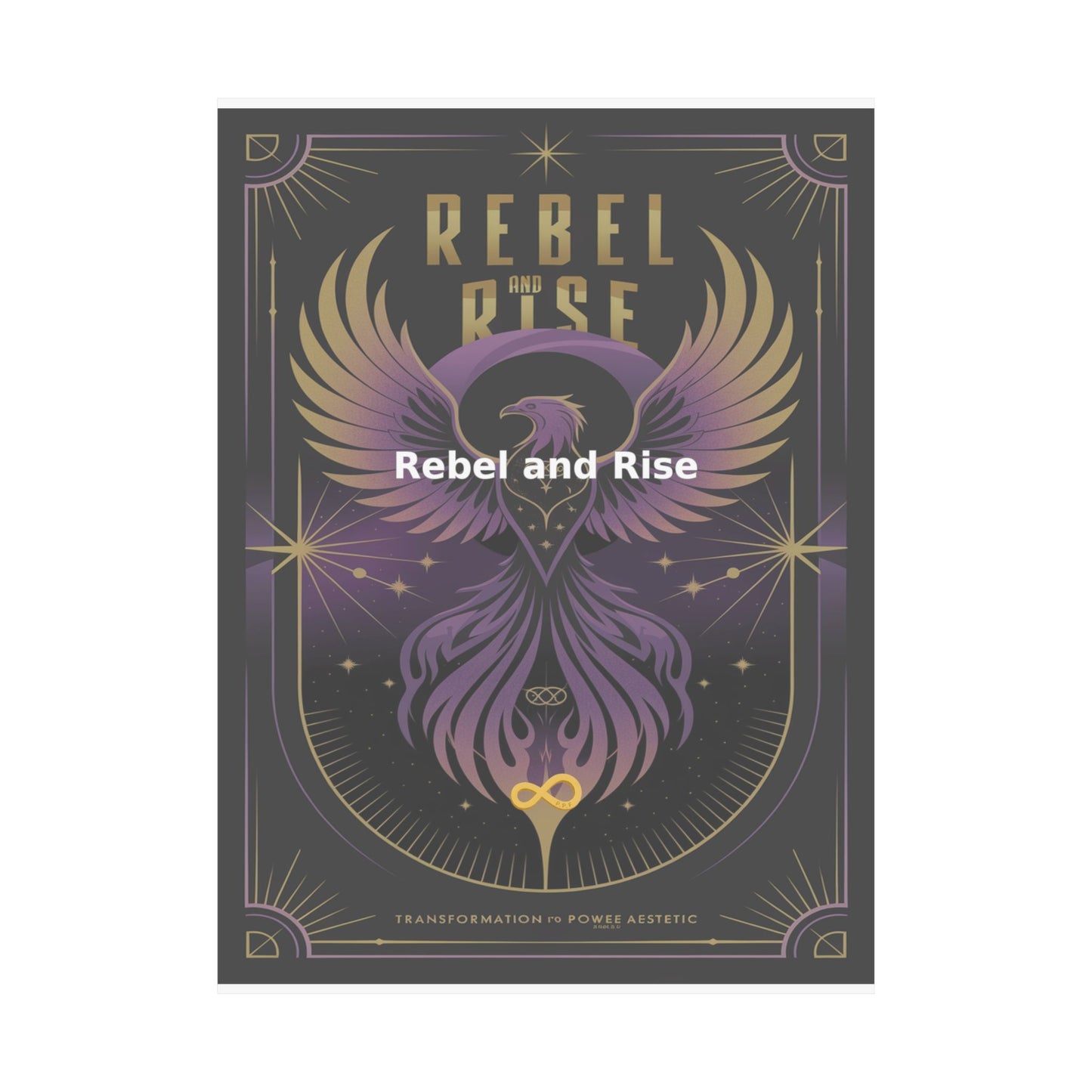 Rebel and Rise - Matte Vertical Posters